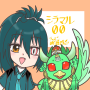 セナと雛神鳥シムルグ.png